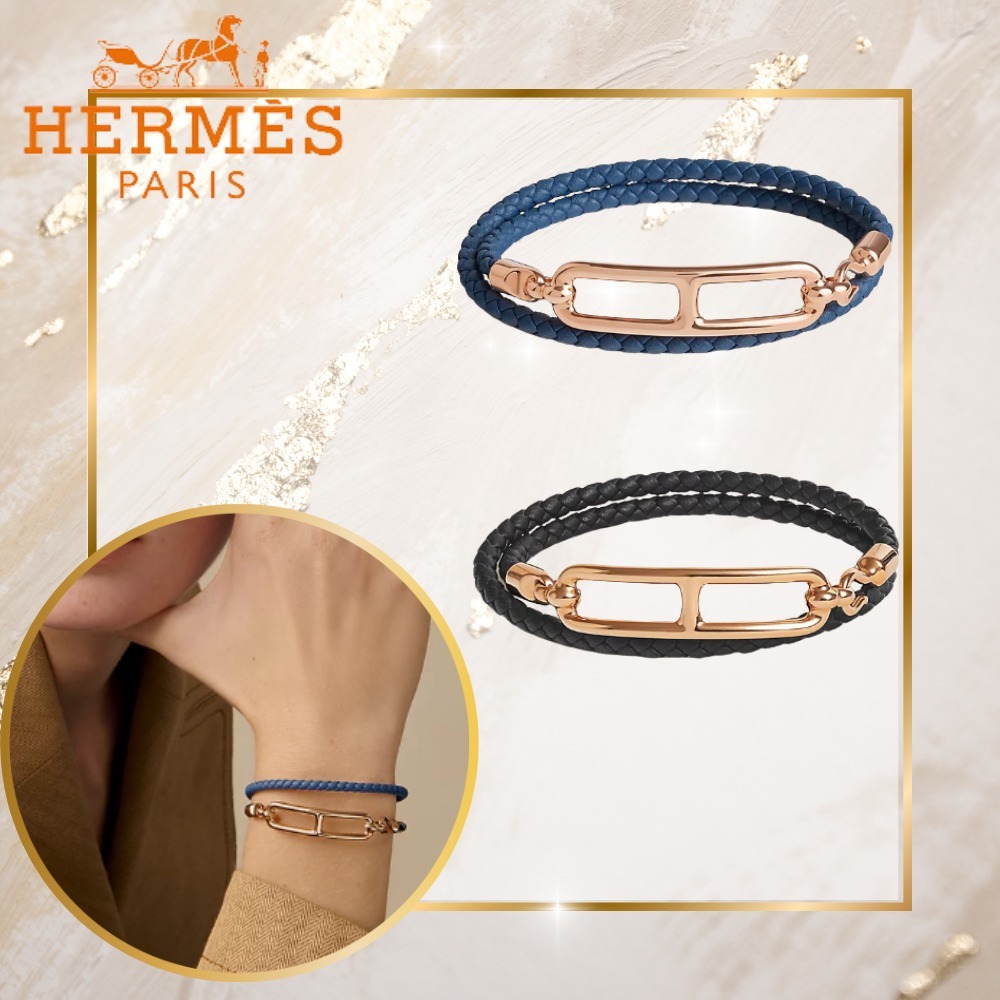 【実用的で人気】HERMES ルーリス ドゥブルトゥールブレスレット