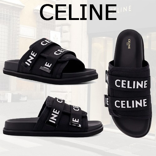 CELINE セリーヌ メンズ ピテア ジャカード キャンバス サンダル