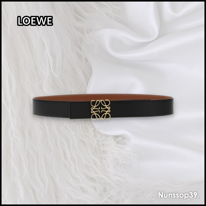 《LOEWE》 リバーシブル アナグラム ベルト
