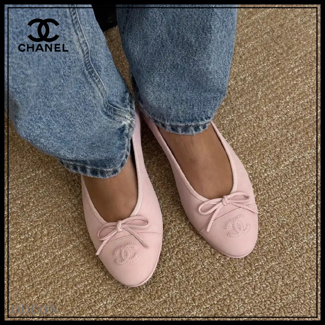*2023/24FW*【CHANEL】バレリーナ ダブルピンク