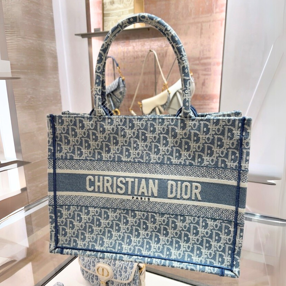 【DIOR】ディオール ブックトート ミディアム デニム