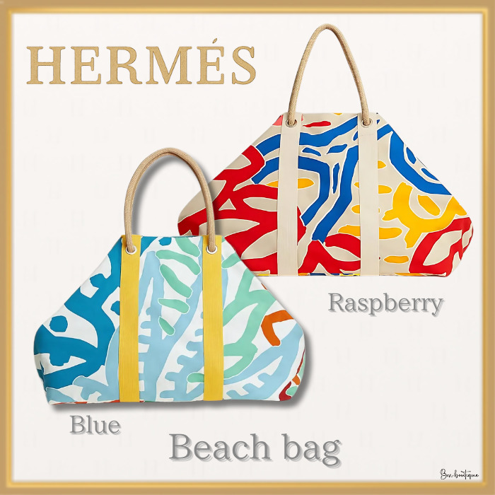 【プレイフルな色彩が主役級】HERMES ビーチバッグ シガール