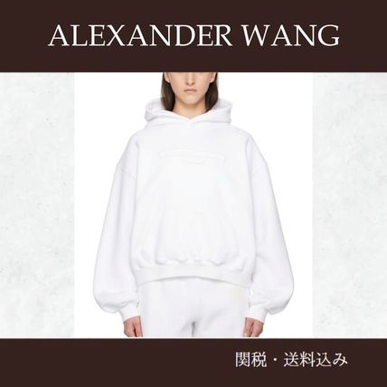 日本初の ホワイト（白）系 Alexander パーカー Wang(アレキサンダーワン) トップス