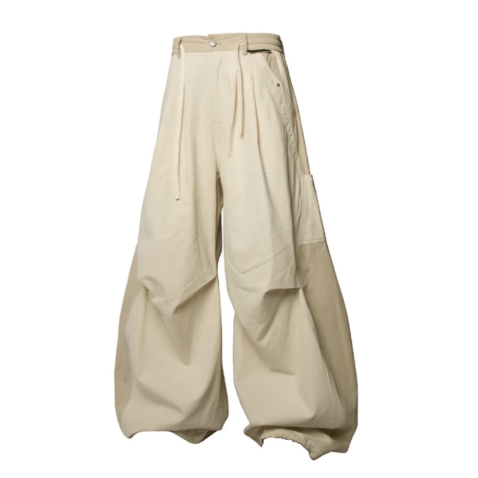 国内で当店のみ RELABEL - Spliced Crinkled Oversized Cargo