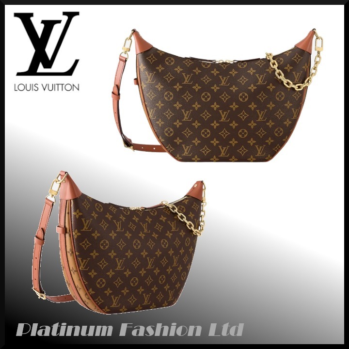 送料込◆希少品♪【LOUIS VUITTON】ループ ホーボー モノグラム