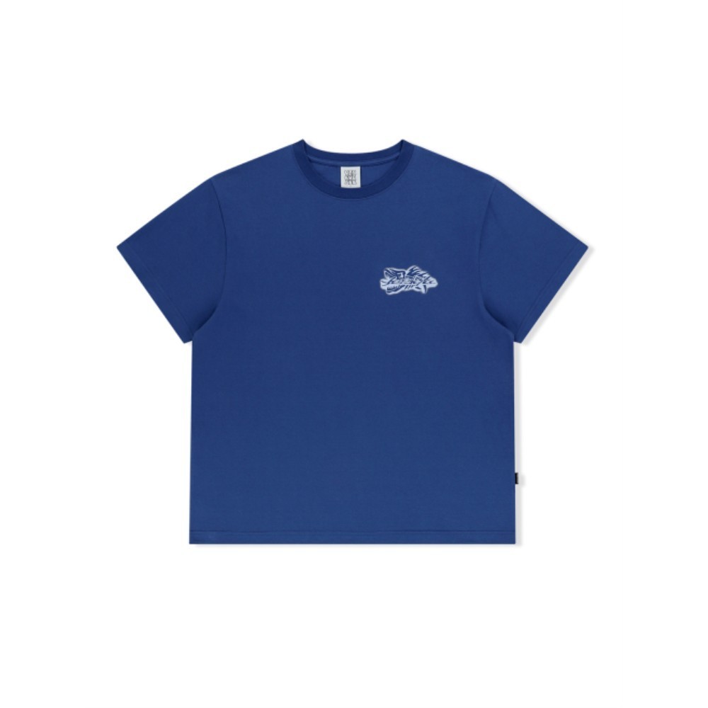 ★YESEYESEE★ YES Fish Born Tee Cobalt Blue YS251TTSST02CBL