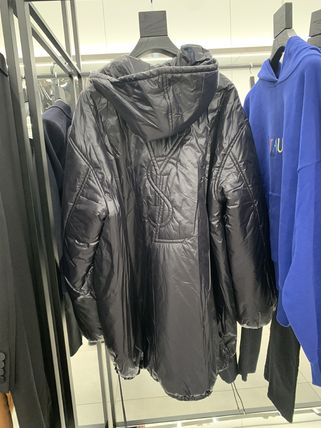 イヴサンローラン ダウン ブラック YSL フェザー