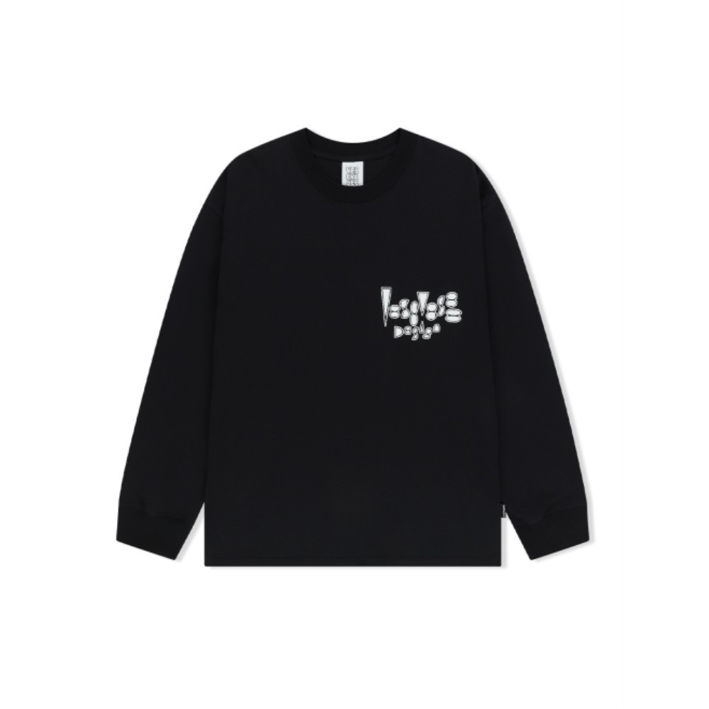 ★YESEYESEE★ Alive Logo LS Black YS251TTSLT02BLK