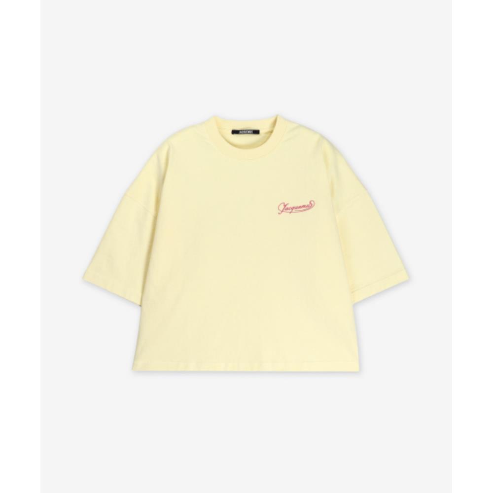 ★JACQUEMUS★ Le Cortot Short Sleeve T-Shirt Beige 251JS2162