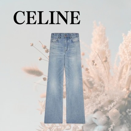 デニム・ジーパン FLARED SURF JEANS IN STEEL BLUE WASH DENIM