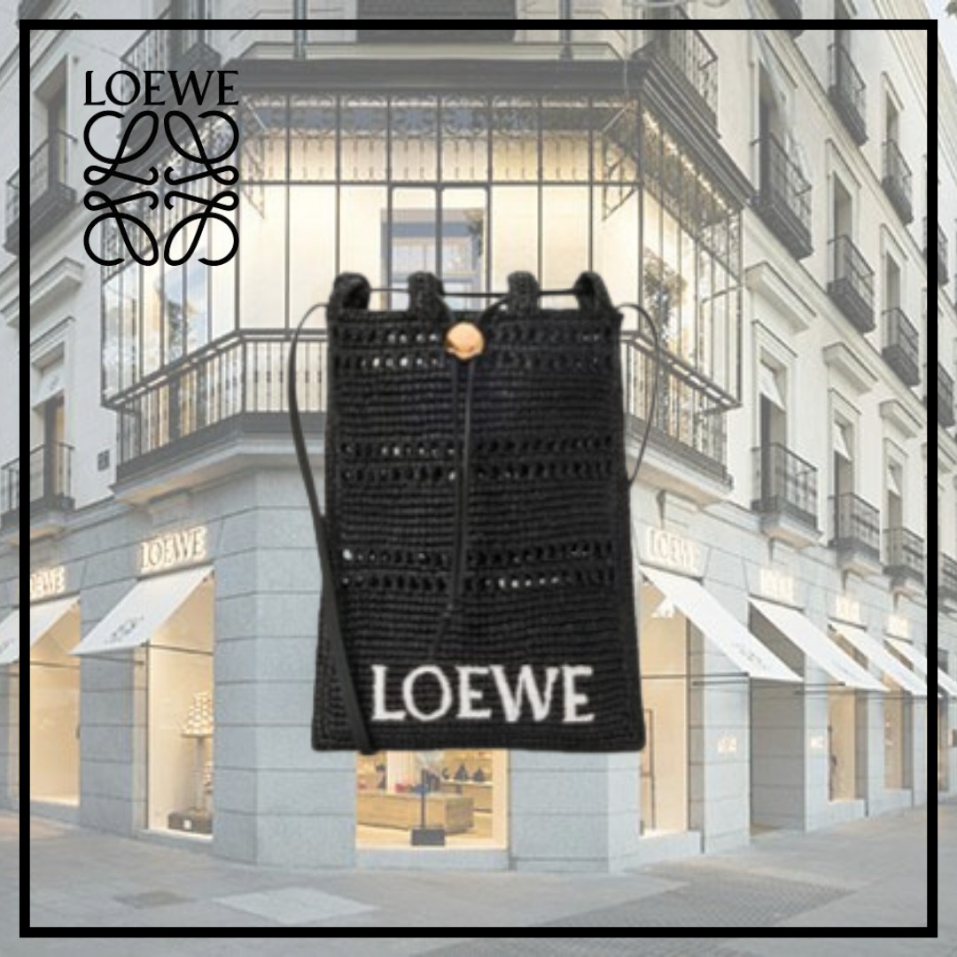 【LOEWE】ドローストリング ポケット★ブラック