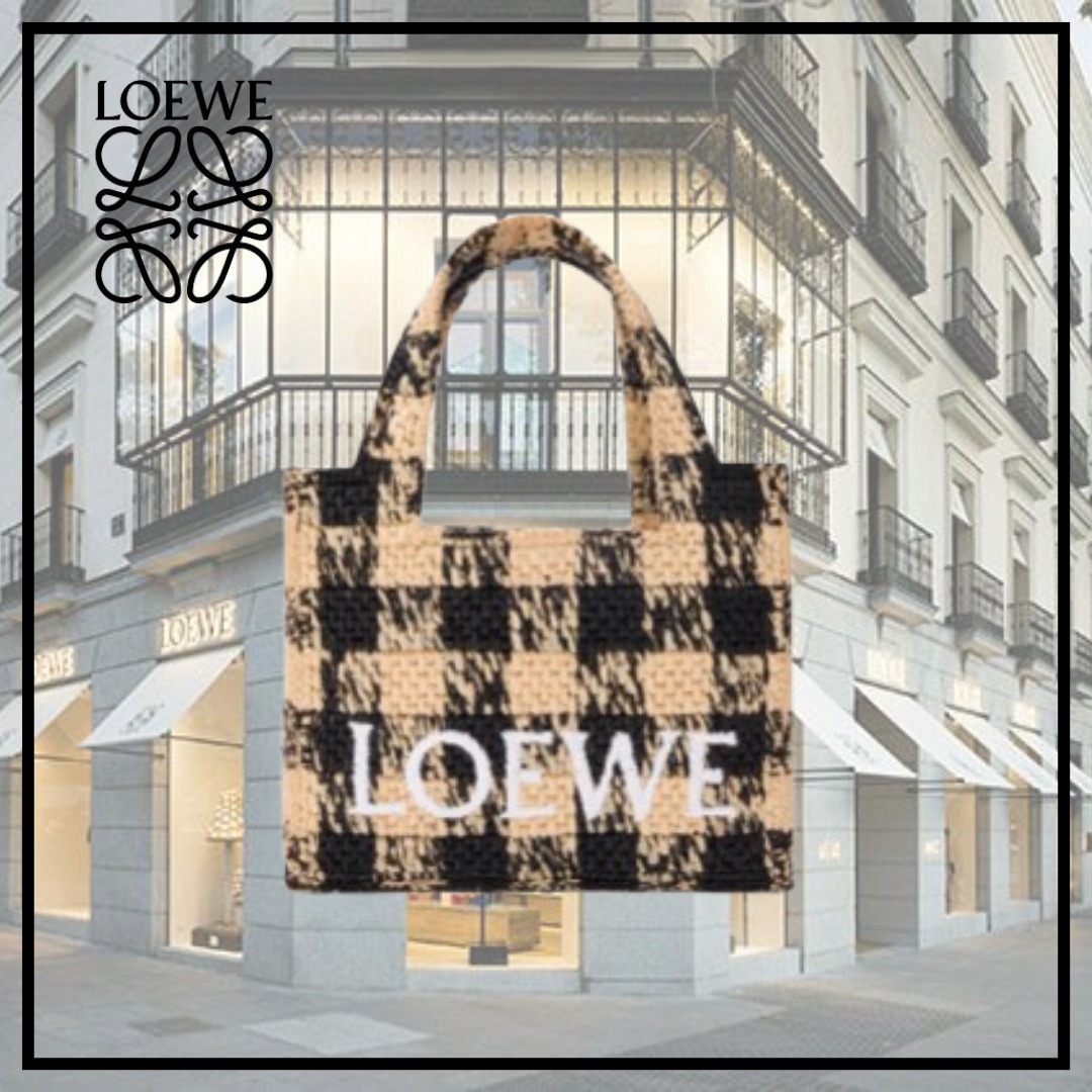 【LOEWE】ロエベフォント トート ミニ★ナチュラル ブラック