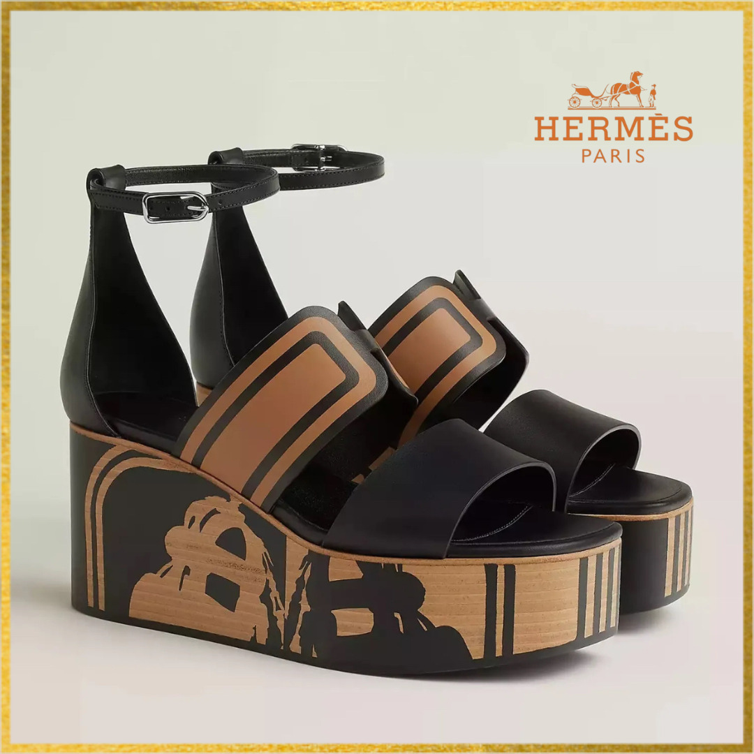 【どこから見てもオシャレ♪】◆HERMES◆サンダル