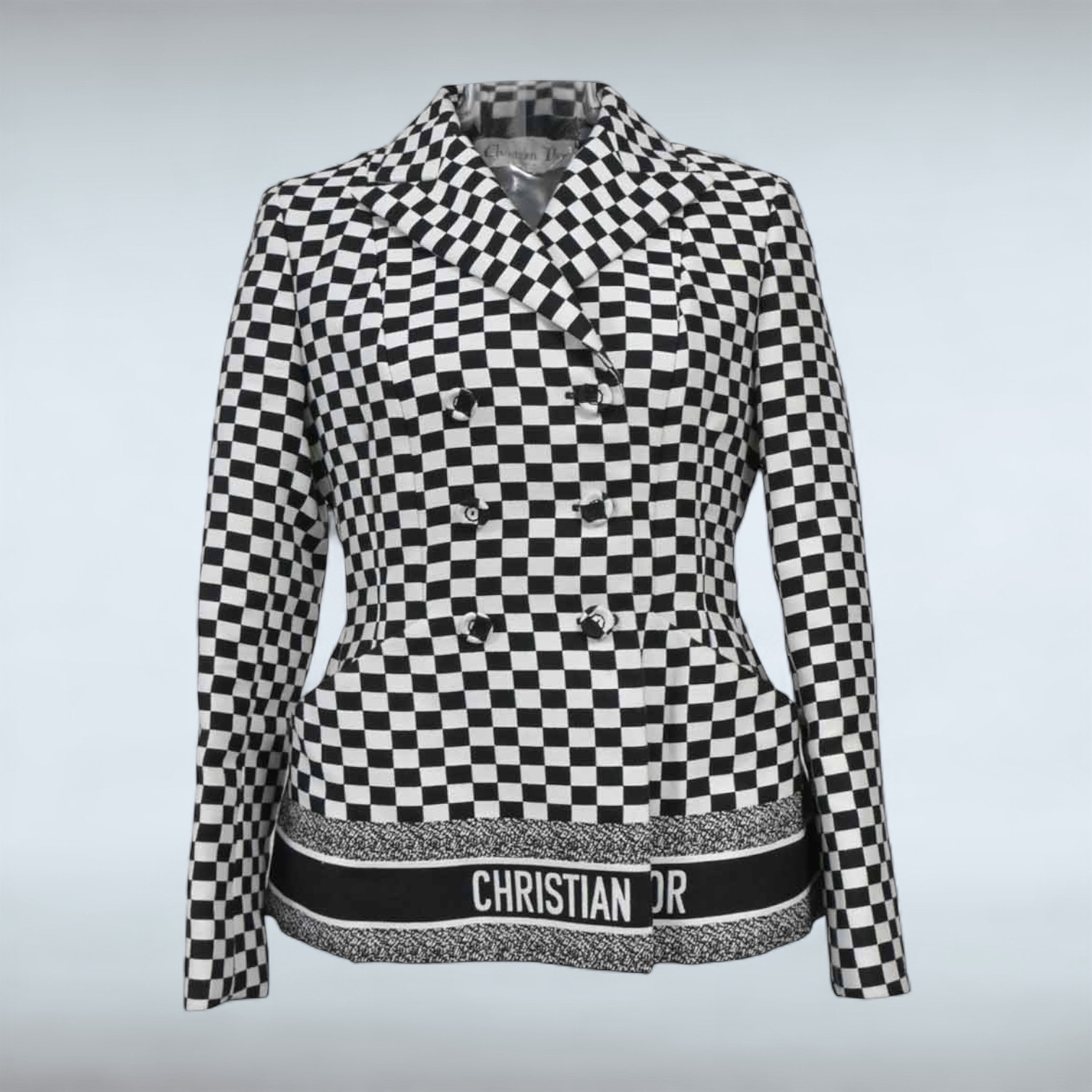 【Dior】double breasted notch lapel bar jacket【ランク:A】