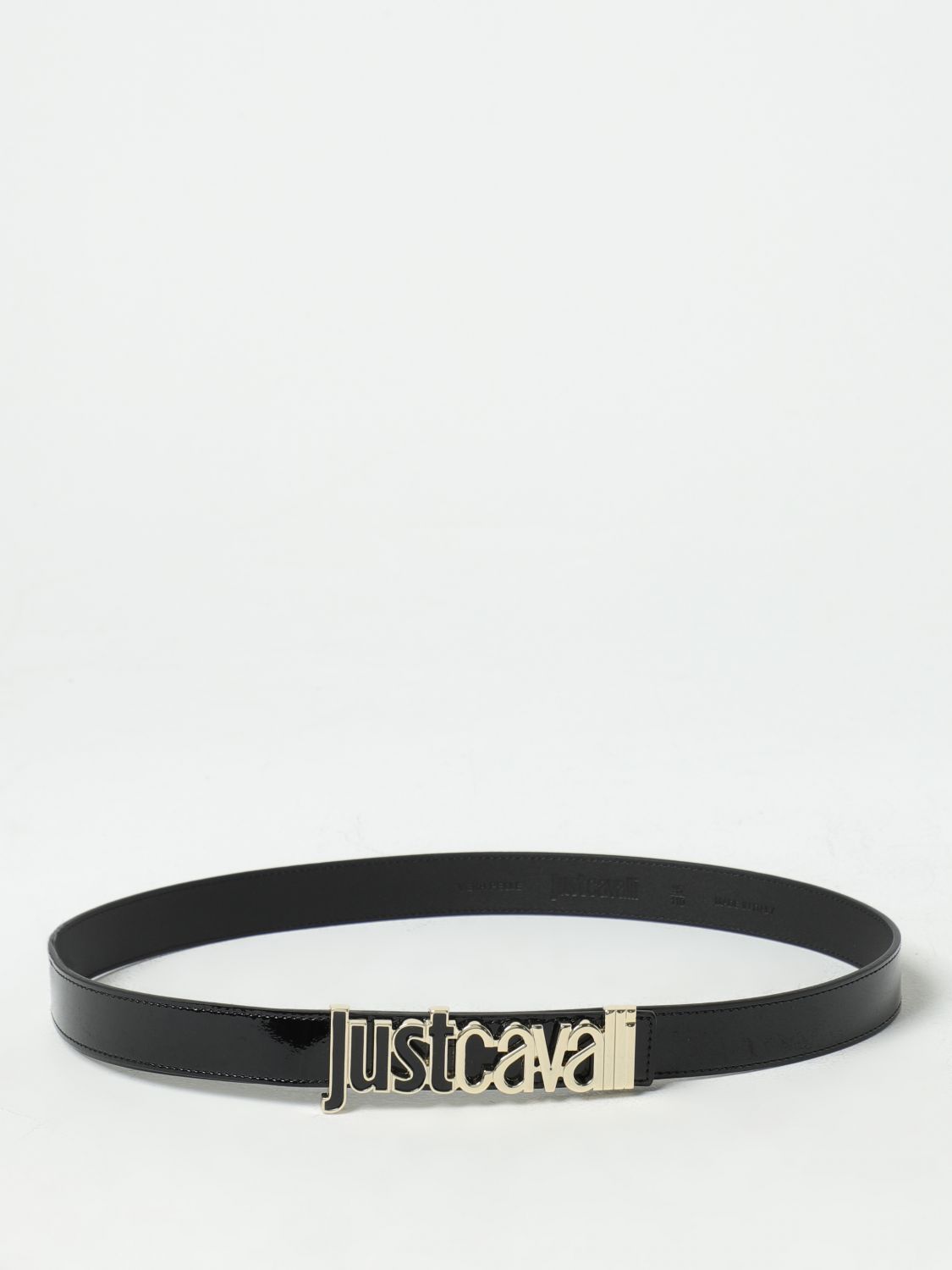 ベルト JUST CAVALLI Woman Belt Black 75RA6F3AZP365 899