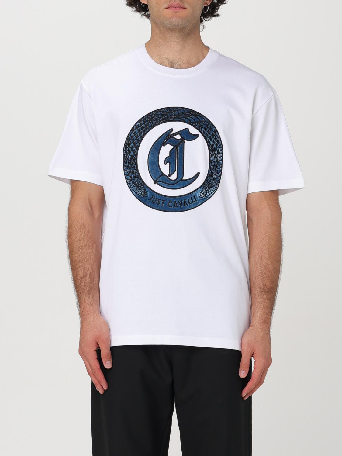 Tシャツ・カットソー JUST CAVALLI Men T-shirt White 77OAHE29CJ118 003