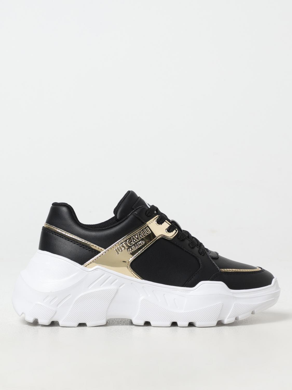 スニーカー JUST CAVALLI Woman Sneakers Black 77RA3SL9ZPA71 899