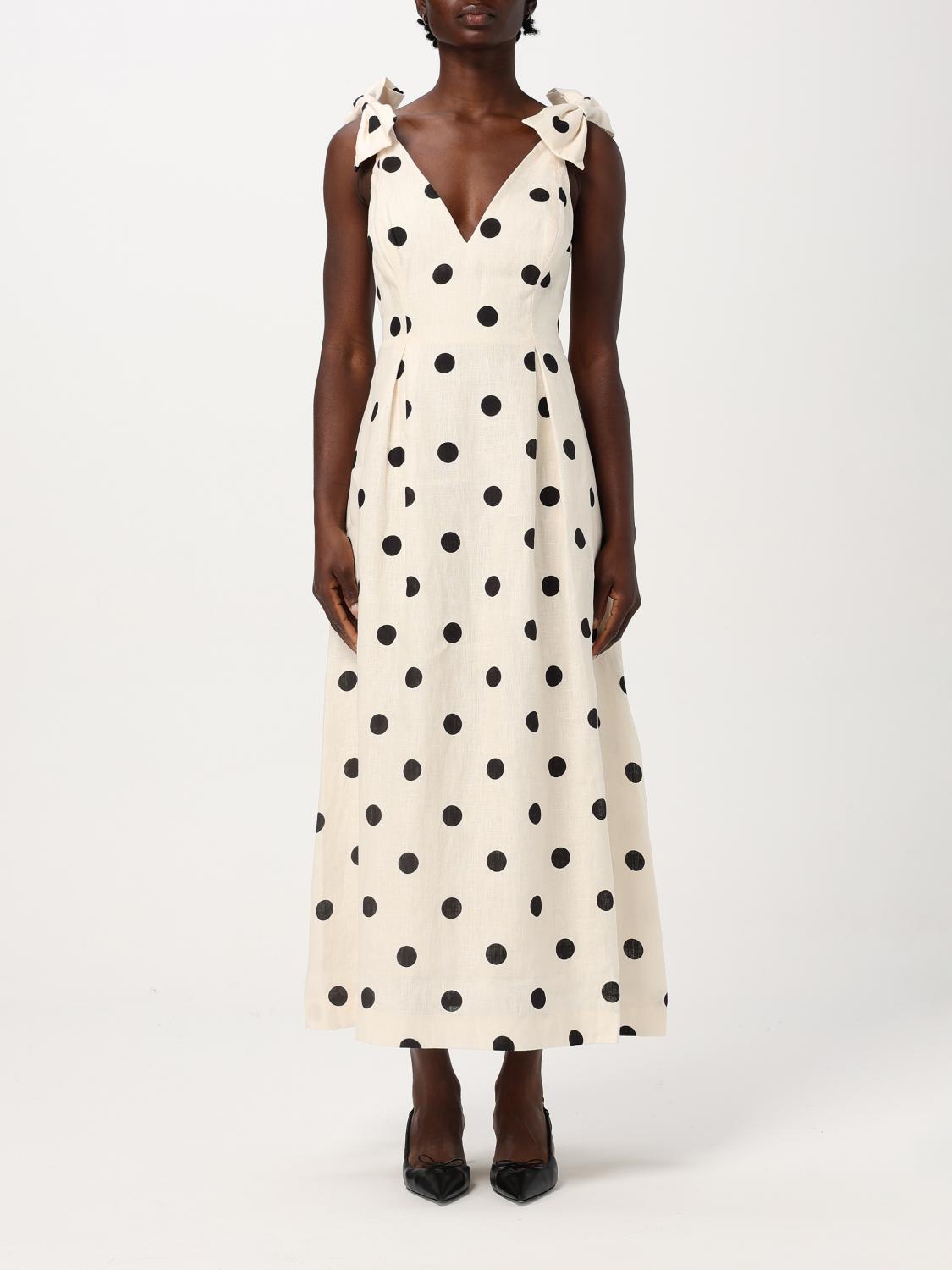 ワンピース ZIMMERMANN Woman Dress Yellow Cream 2503DR251 CMBLDT