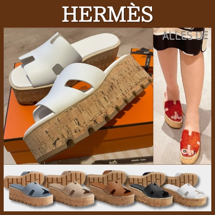 【夏のお出かけに！】HERMES エズ Eze 30 厚底 サンダル
