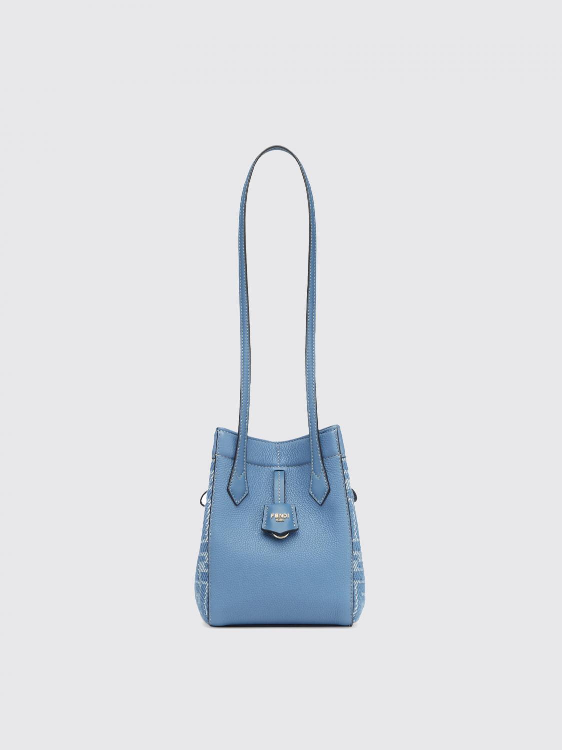 バッグ・カバンその他 FENDI Woman Mini bag Gnawed Blue 8BS083AUQ7 F1SKL