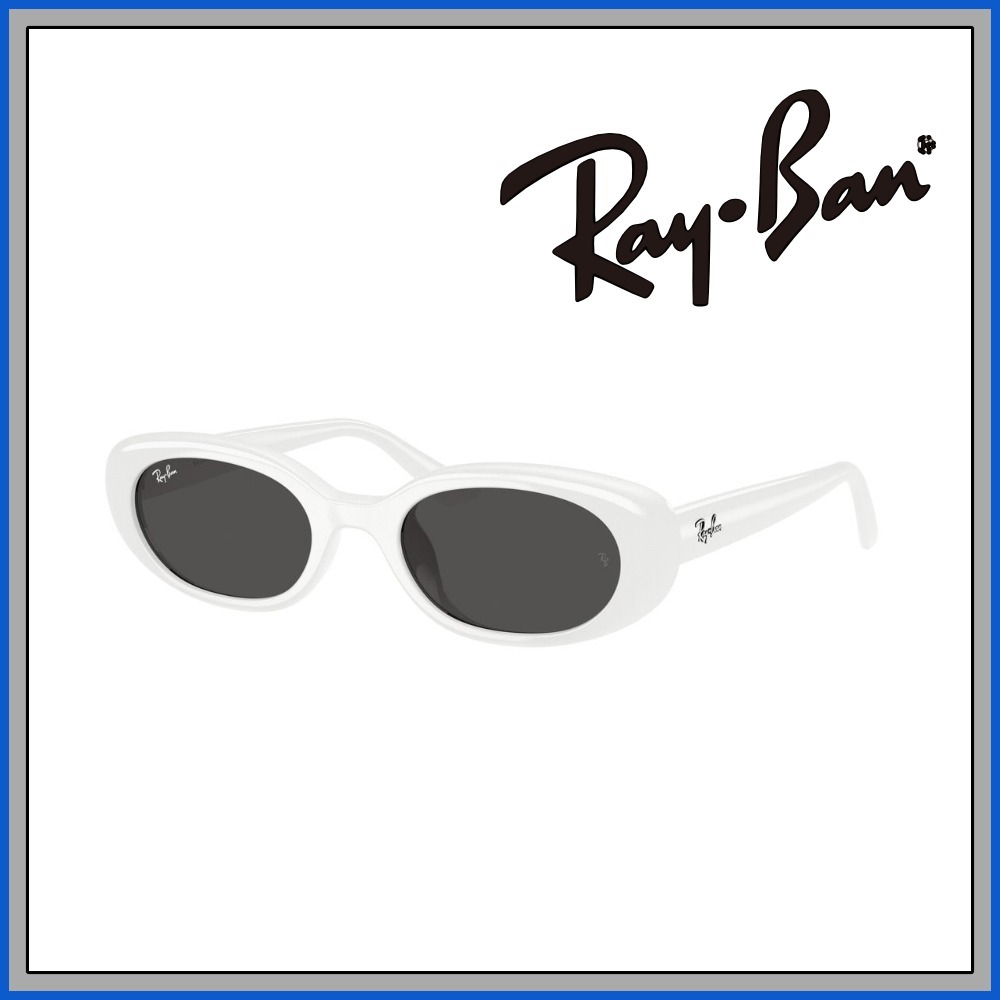 [Ray-Ban] ホワイト×グレー バイオベース サングラス