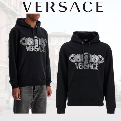 VERSACE ヴェルサーチ メンズ メデューサ フーディー コットン
