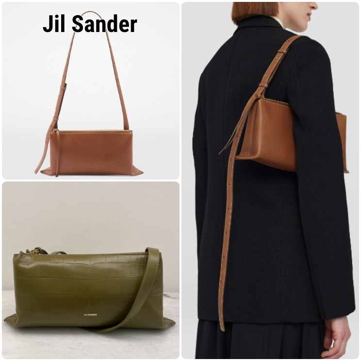 【JilSander】ジルサンダー EMPIRE レザー ショルダーバッグ SM