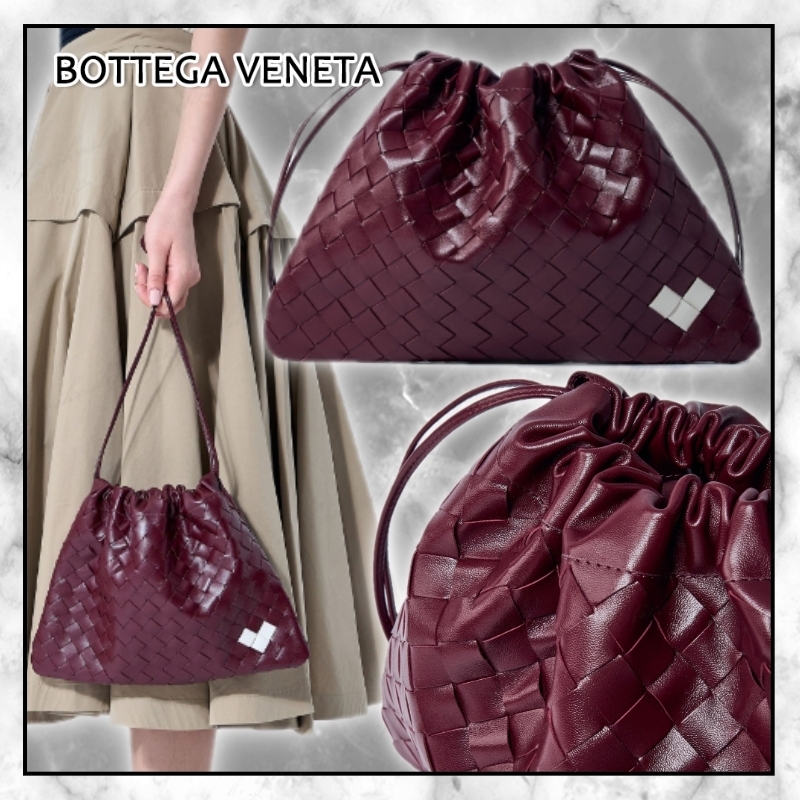 ◆BOTTEGA VENETA 最新作◆Intrecciato ダストバッグ/Burgundy◆