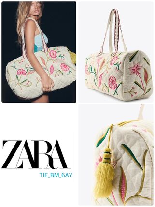 【ZARA】コンビキルティングトラベルバッグ 豹紋 | 3988/004/051 COMBINED QUILTED TRAVEL BAG - Leopard | ZARA Georgia