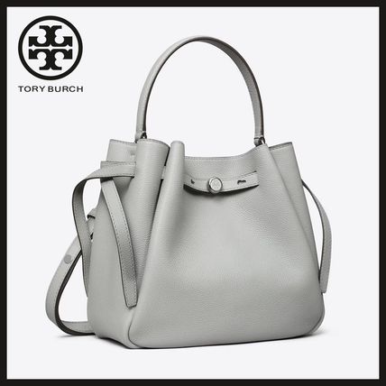 【Tory Burch】ロミー バケットバッグ Light Granite Tory Burch】ロミー バケットバッグ Light Granite (Tory Burch