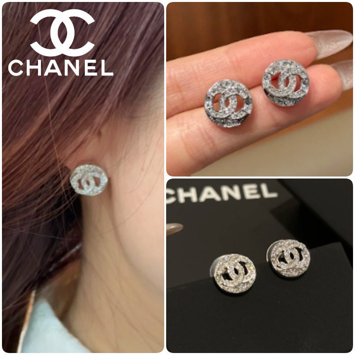 【光輝くCCマーク25S】CHANEL ピアス シルバー