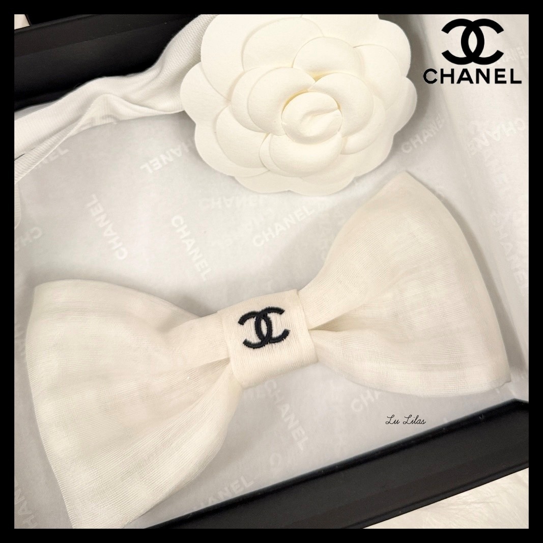 【上品でかわいらしい♡】CHANEL ボウ バレッタ