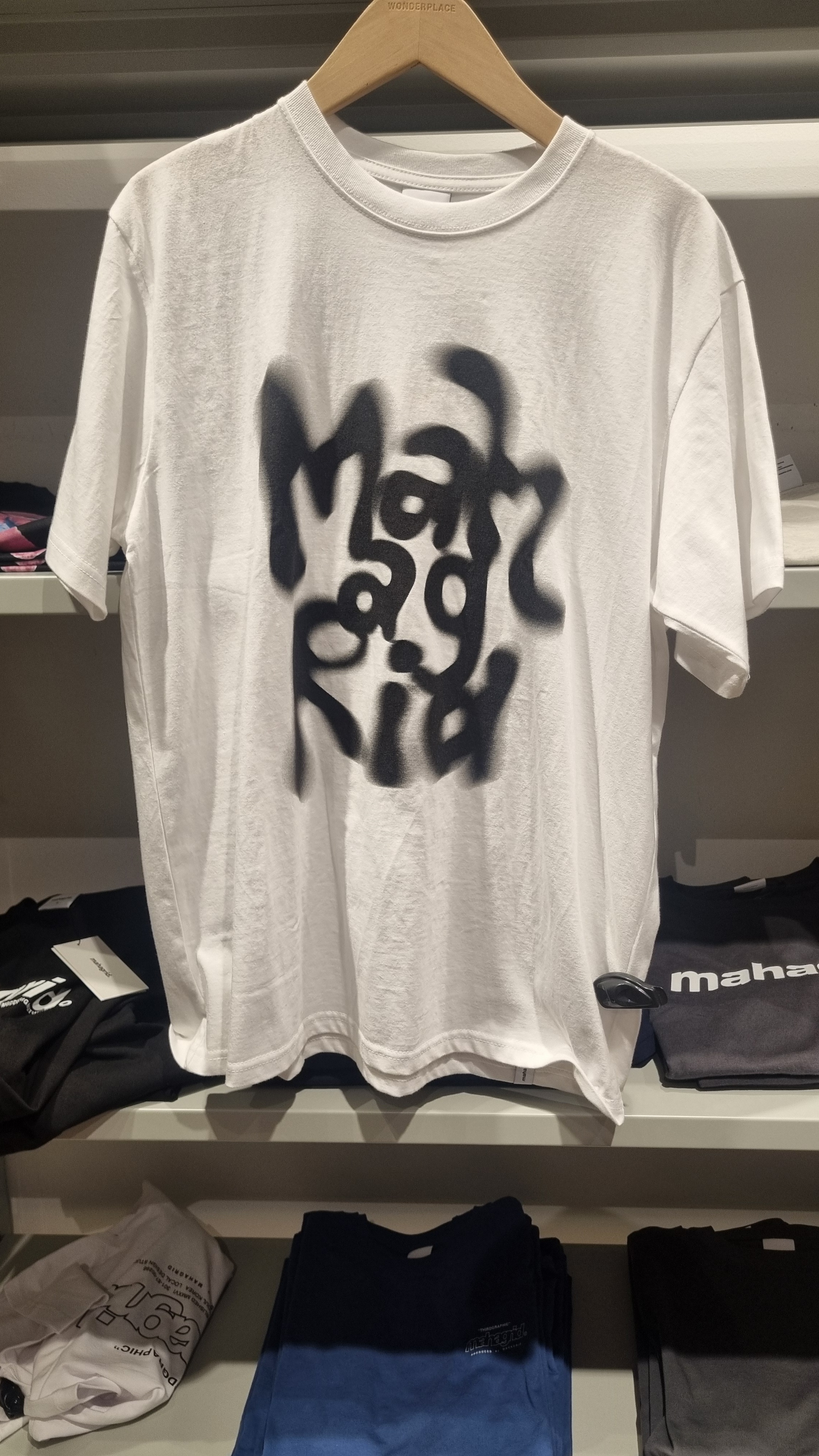 mahagrid■GRAFFITI BLUR TEE■送料込