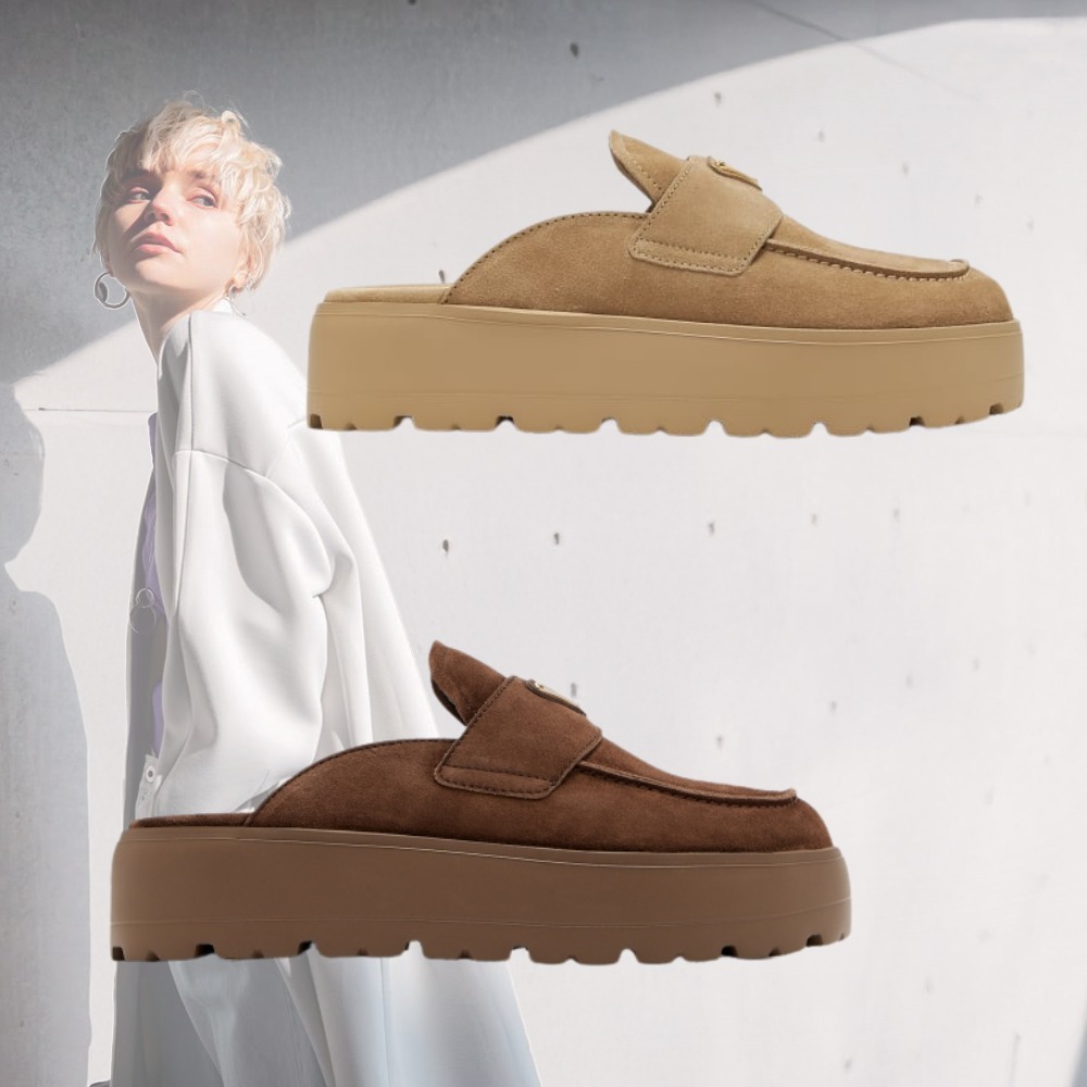 【大人エレガンス】PRADA プラダ スエード ミュール 2色