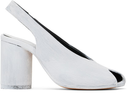 ◆MM6 Maison Margiela◆ トゥ・スリングバック・サンダル スリングバック MM6 Maison Margiela(エムエムシックス) - 海外