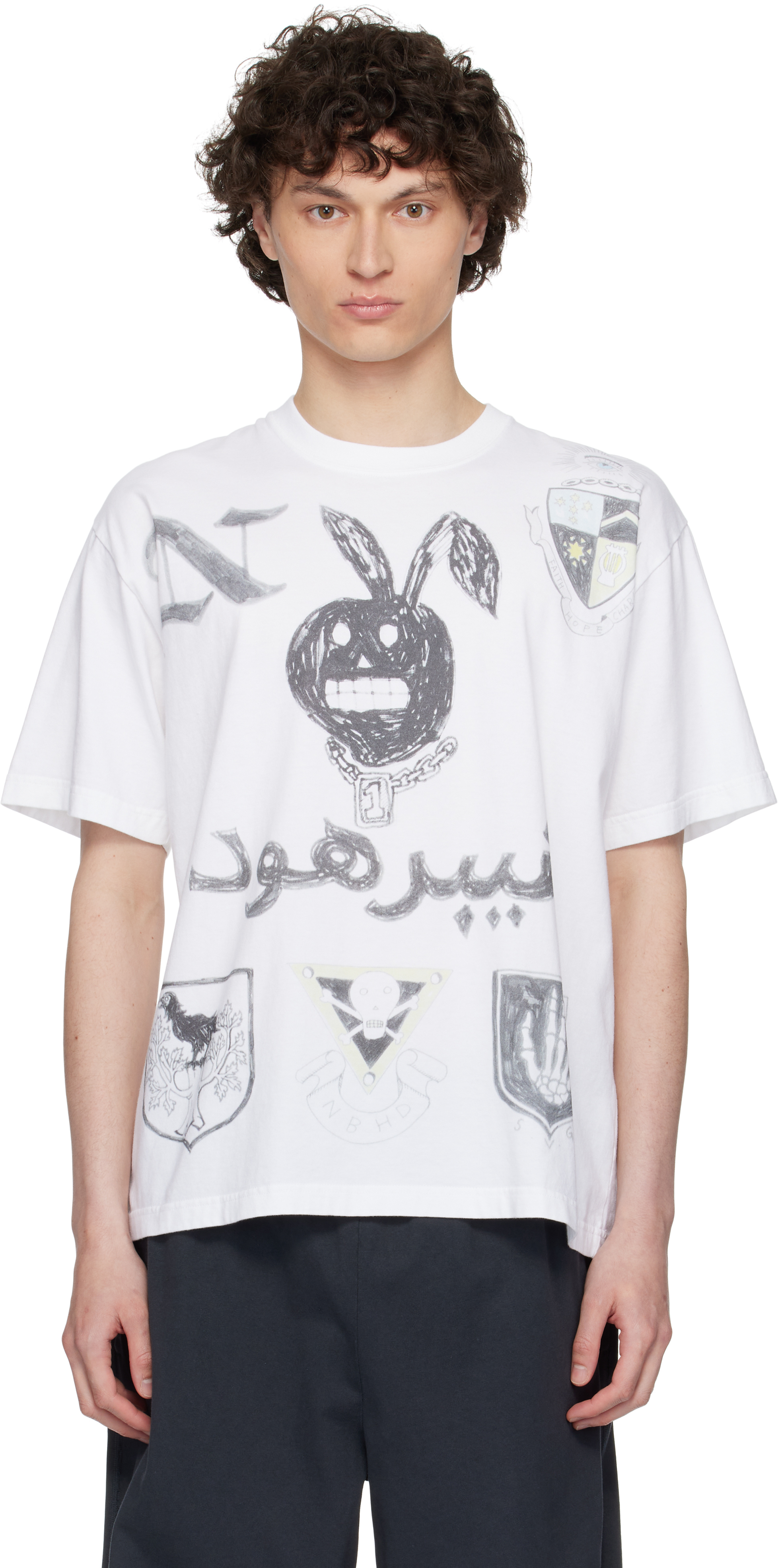 【関税込み】Neighborhood ホワイト NH SS-17 Tシャツ