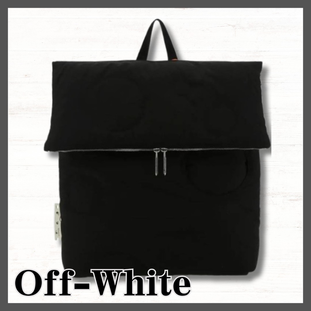 希少 関送込【Off-White】メテオパッド バックパック ロゴ タグ