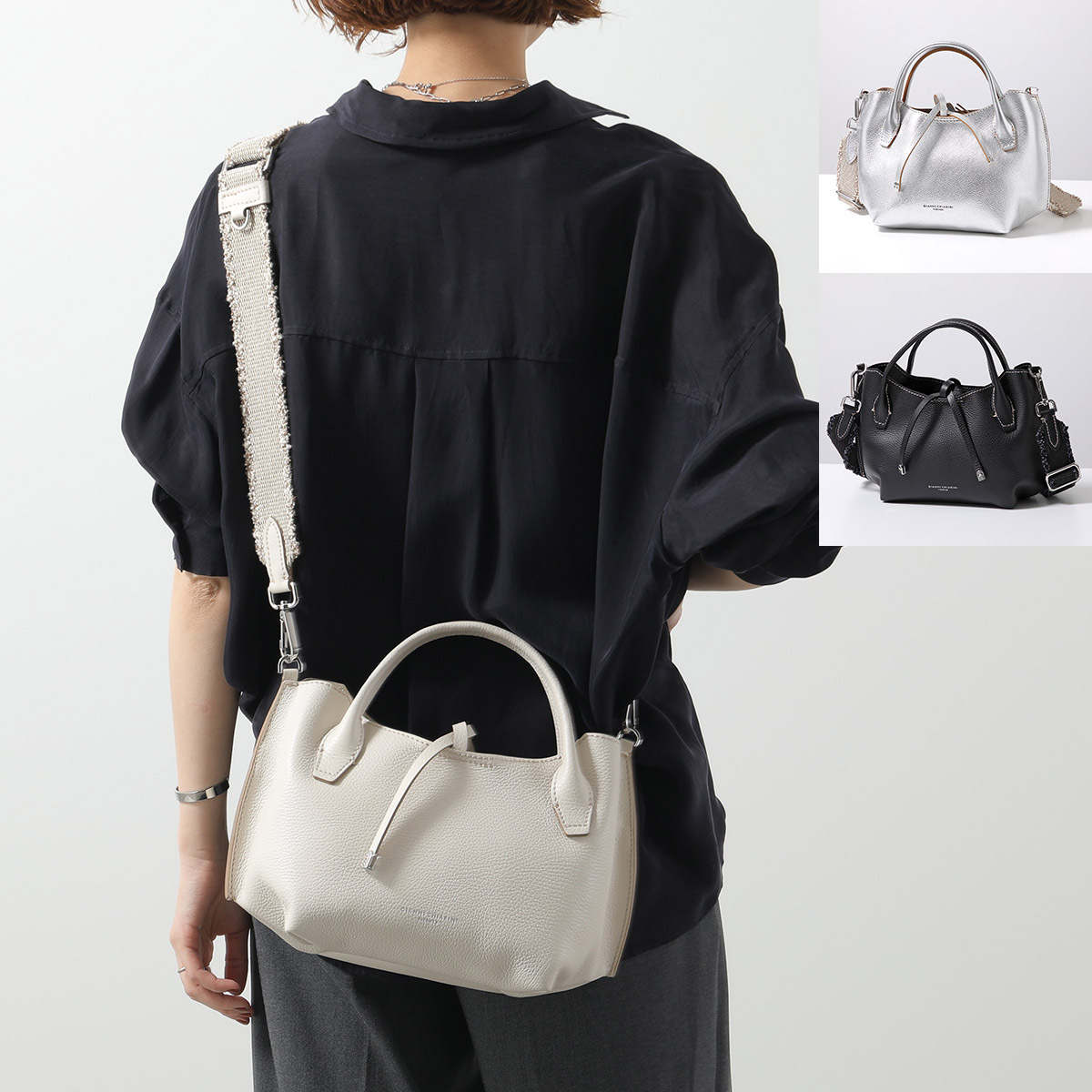GIANNI CHIARINI ハンドバッグ FIAMMA BS 11440 GRN-NABCL
