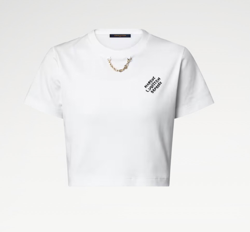 《ショート丈♡》LVロゴTシャツ シグネチャー