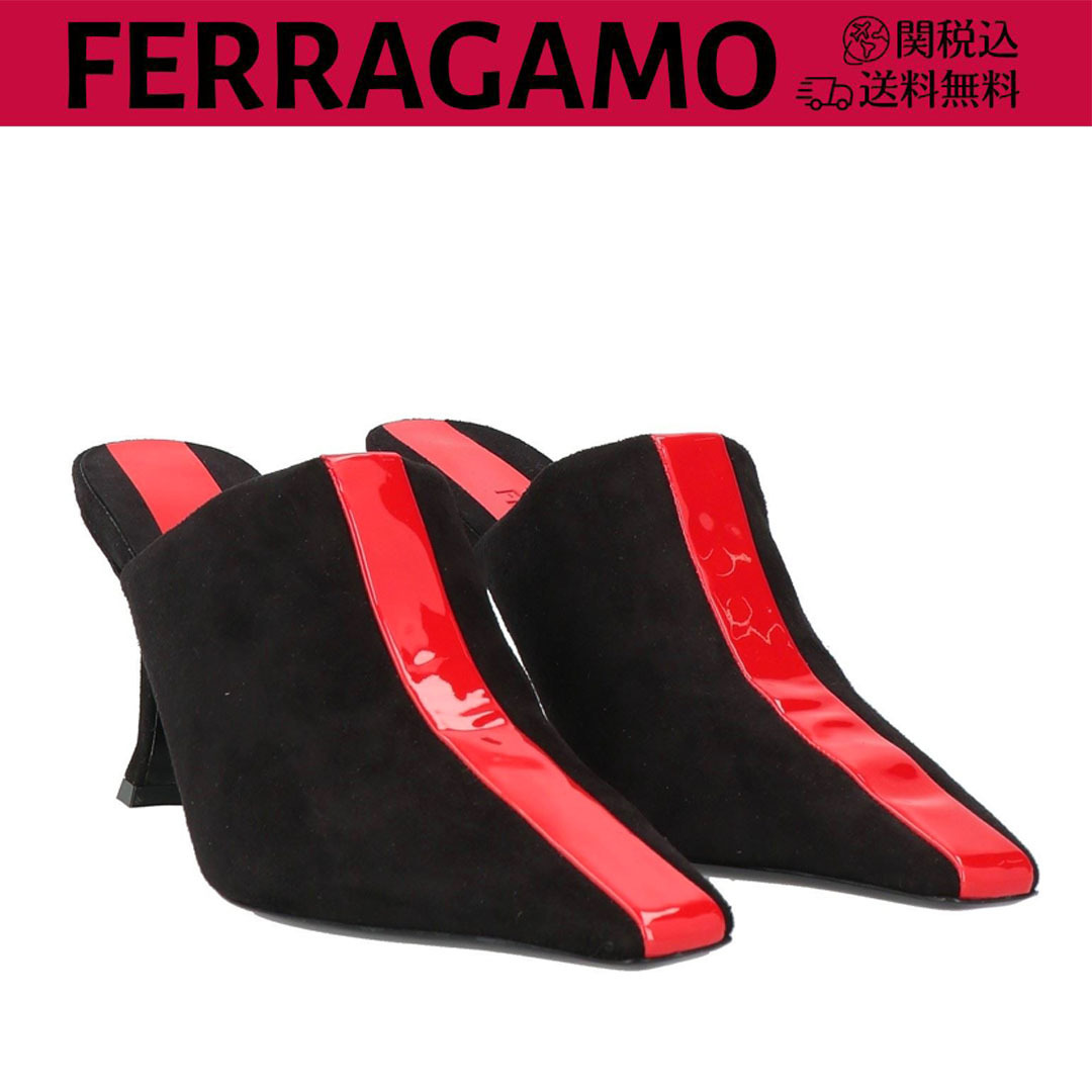 【FERRAGAMO】関税込送料無料 サボサンダル モデルミュール