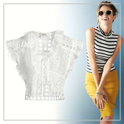 ベビーグッズも大集合 sandro(サンドロ) ブラウス・シャツ(レディース) 海外通販のBUYMA - トップス