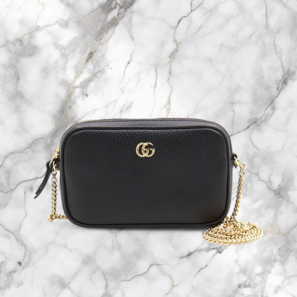 GUCCI★グッチ GG マーモント ミニ カメラバッグ