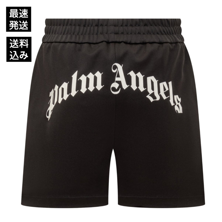 PALM ANGELS Curved Logo トラックショーツ