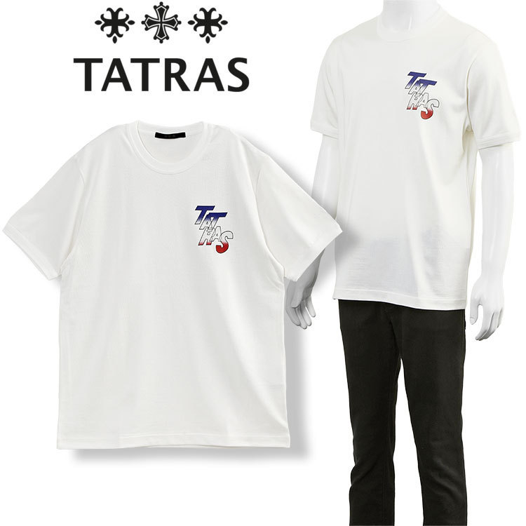 タトラス TATRAS Tシャツ エターノ MTMA25S8400-ETANO-10 WHITE