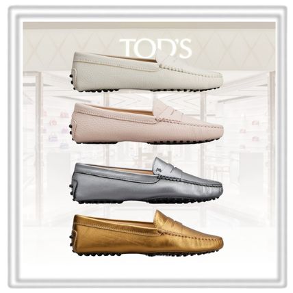 シルバー（銀色）系 TOD'S(トッズ) ローファー