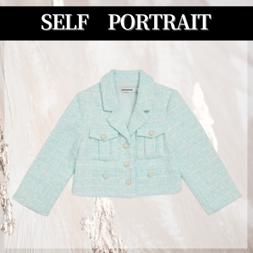 SELF PORTRAIT◆ブークレツイードジャケット キッズ 上品♪