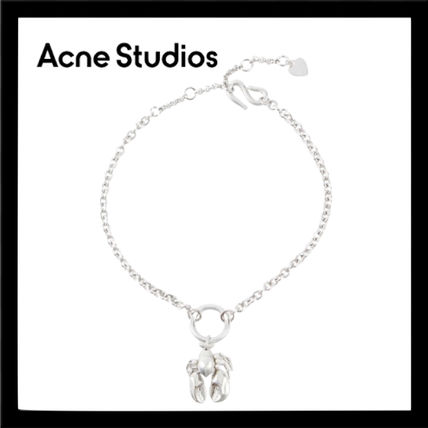 Acne Studios☆シルバー Chain Lock ピアス Acne Studios - Chain lock earring - Silver