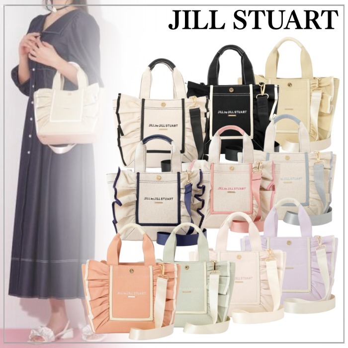 【2Way】JILLSTUARTジルスチュアート フレームフリルトート小