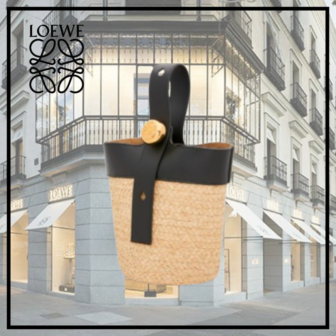 【LOEWE】ペブル バケットバッグ ミニ★ナチュラル タン