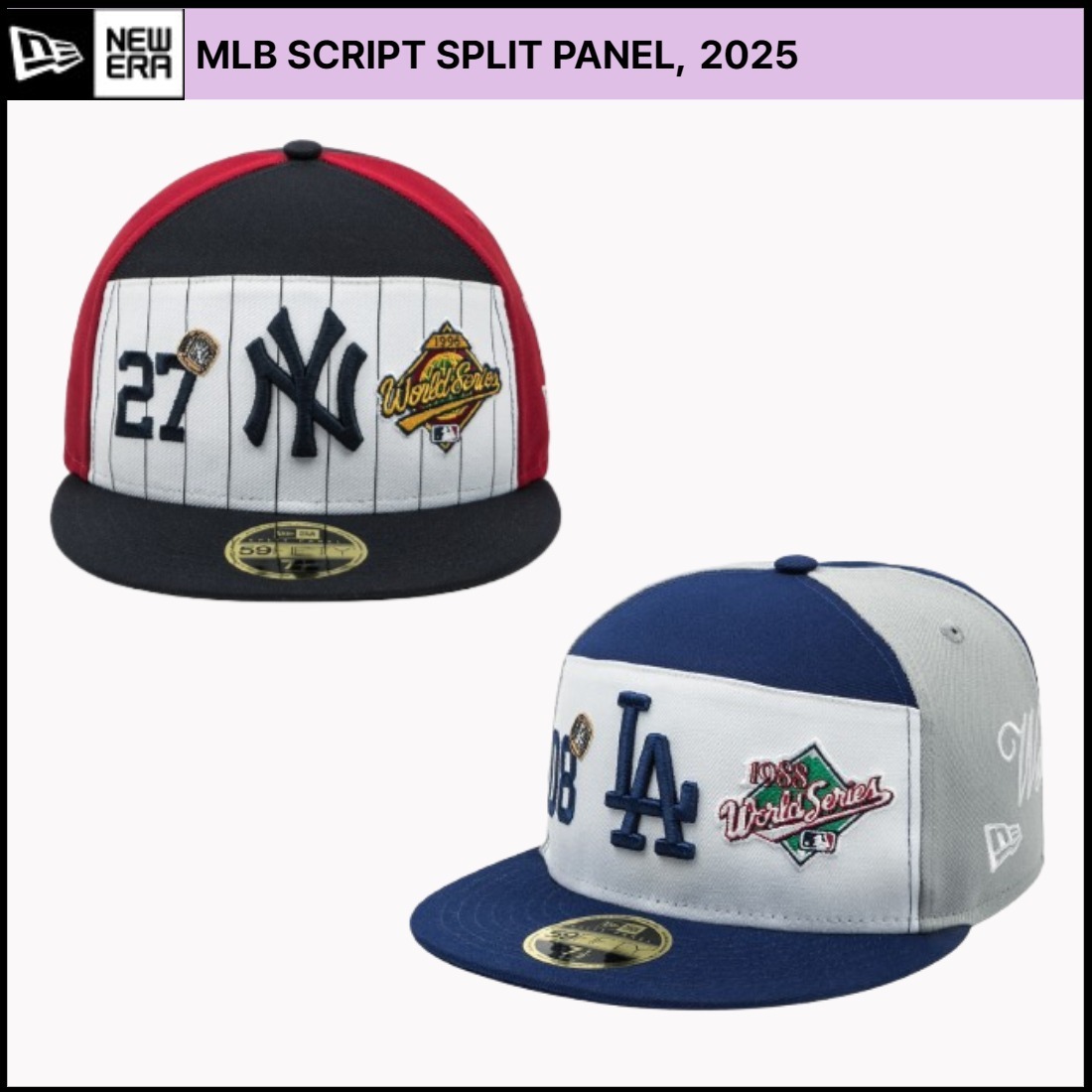 Newera■MLB Split Panel Size Cap■送料込
